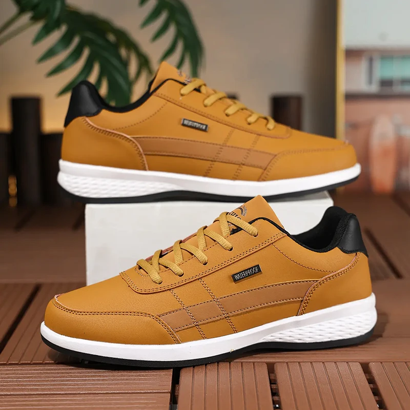 Badminton Shoes Men - Deri PU erkek ayakkabıları spor ayakkabı