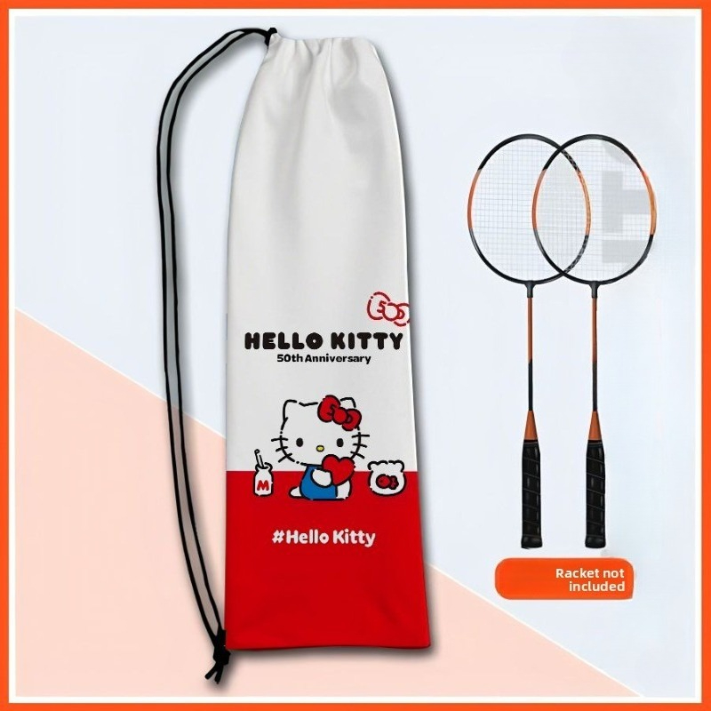 Badminton Bag - Sevimli Hello Kitty 50. Yıldönümü Badminton