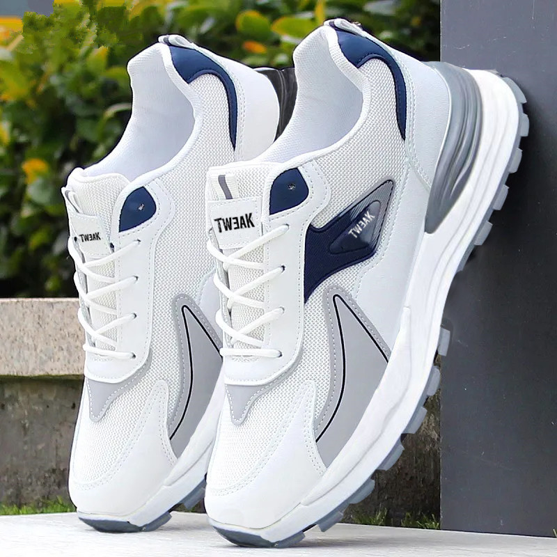 Badminton Shoes - Moda erkek ayakkabısı örgü spor ayakkabı