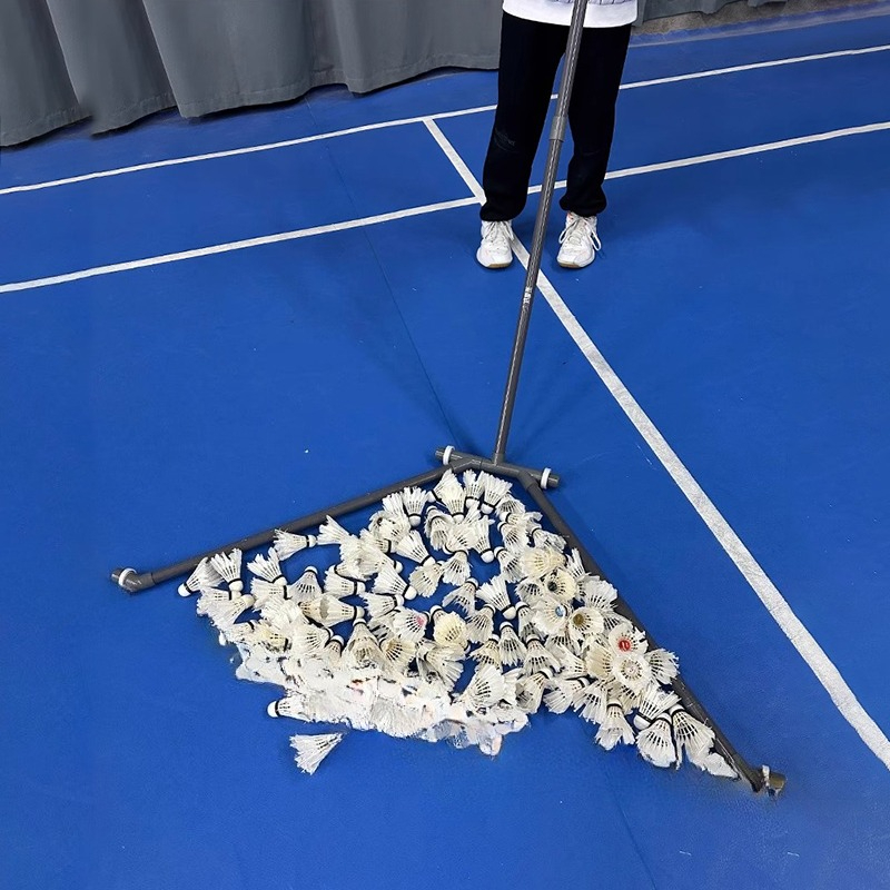 Badminton Shuttlecock - Dönebilen Badminton Raketle Toplayıcı Katlanabilir Badminton