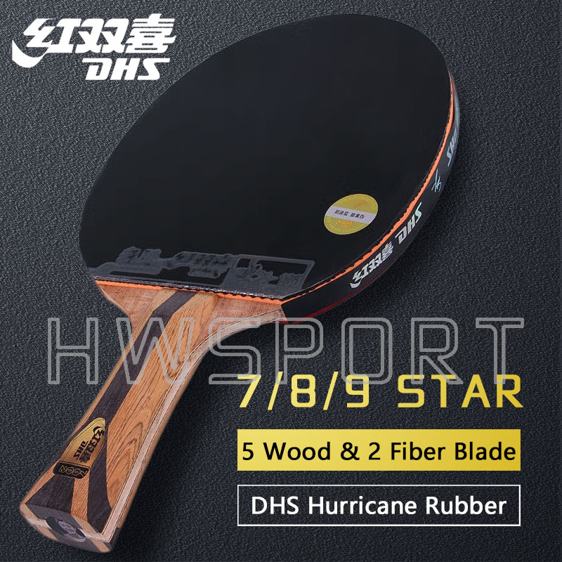 Badminton Racket Carbon - Orijinal DHS 7 Yıldızlı Masa Tenisi