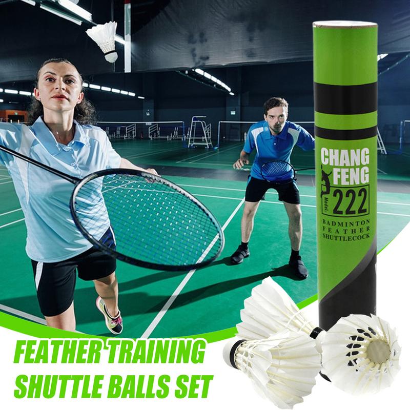 12 adet dayanıklı Badminton ra - Feather Shuttlecock incelemesi ve fiyatı