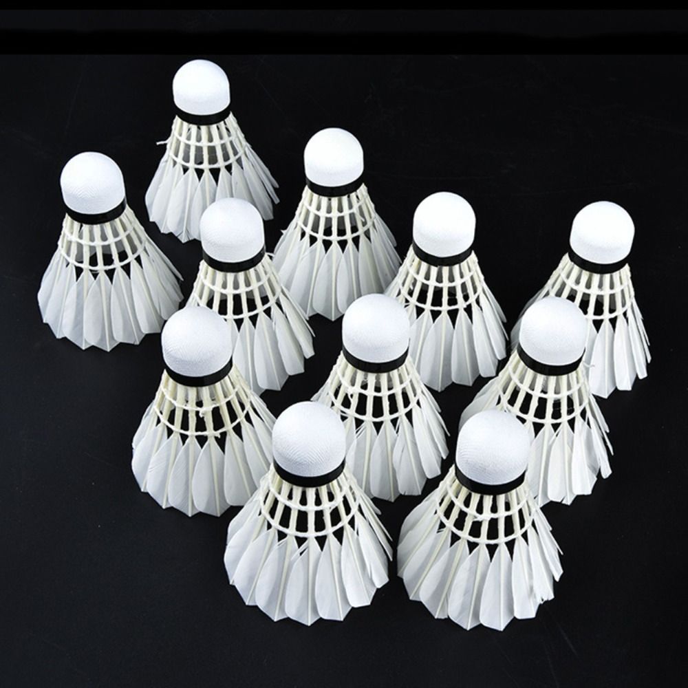 3/6/12 adet yeni beyaz badmint - Feather Shuttlecock incelemesi ve fiyatı