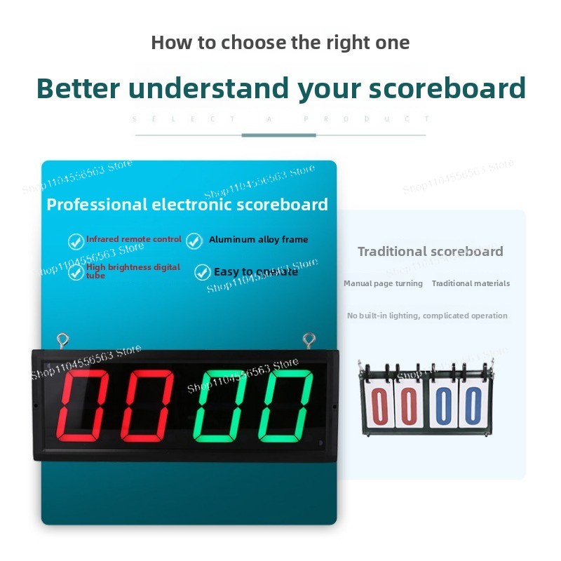 Uzaktan Kumandalı Dijital Skor - Scoreboard Digital incelemesi ve fiyatı